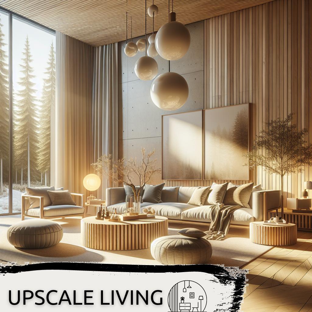 ALT-Text: Moderne Wohnzimmer-Sitzgruppe mit eleganten Sofas und einem passenden Couchtisch, die Gemütlichkeit und Stil in einem stilvollen Wohnraum vereint.