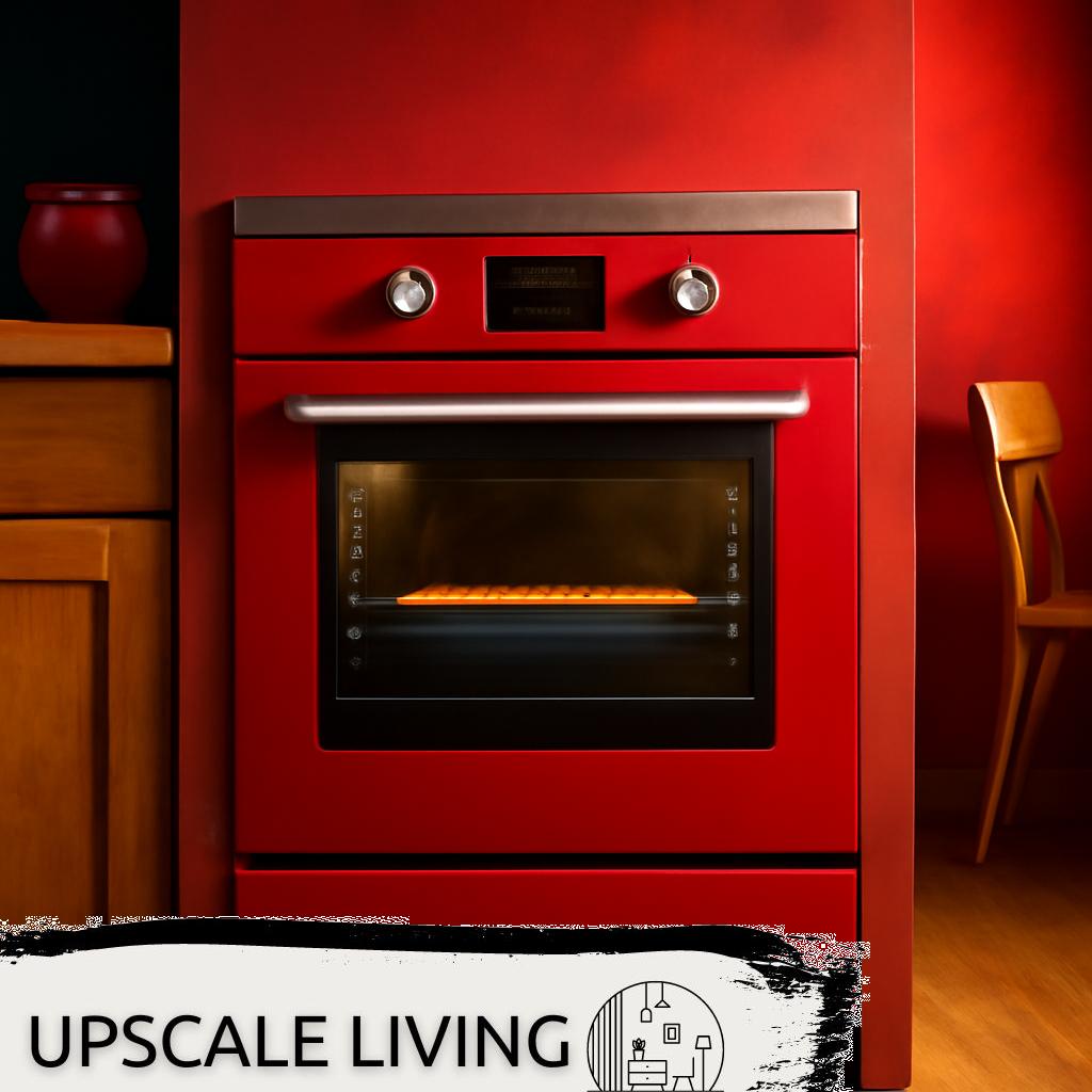 Ein moderner Einbau-Backofen in hochwertiger Küchenmöbelfront integriert, perfekt eingebettet in stilvolles Küchendesign