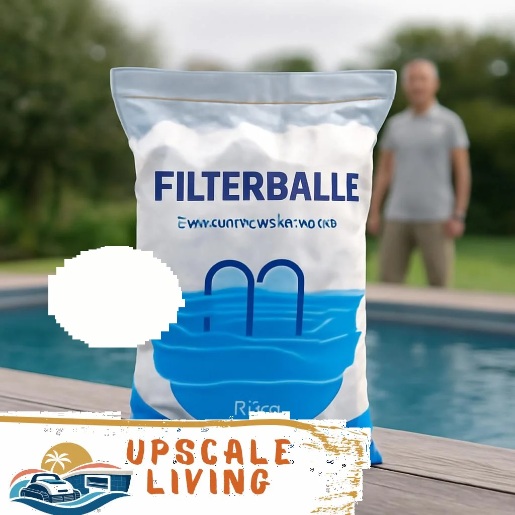 Filterbälle für Pool in Netztasche
